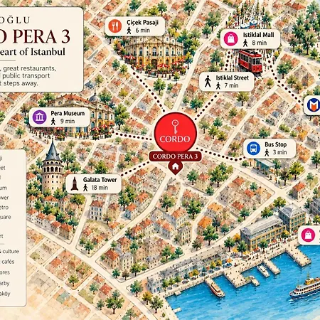 Apartamento Designer - Ac - Walk To Taksim